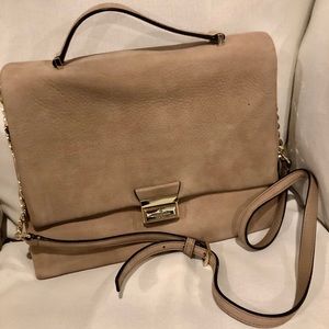 Kate Spade pink suede bag